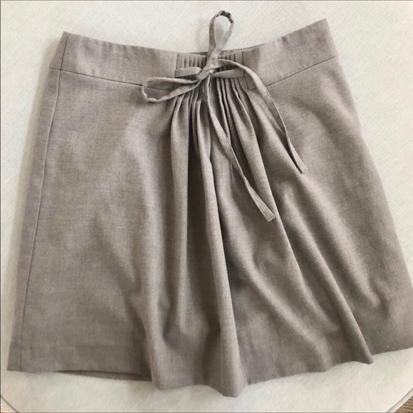 GAP Dresses & Skirts - Gap Light Gray Tie Dress Skirt